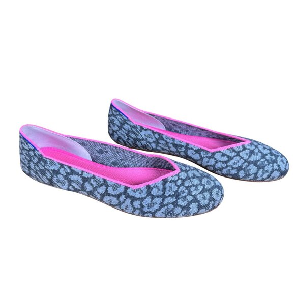 Rothy's Shoes - Rothy's The Merino Wool Flat Haze Spot Gray Pink Size 11